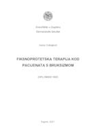 prikaz prve stranice dokumenta Fiksnoprotetska terapija kod pacijenata s bruksizmom