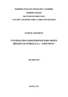 prikaz prve stranice dokumenta Fitocenološke karakteristike šuma hrasta medunca na području g.j. "Južni Papuk"
