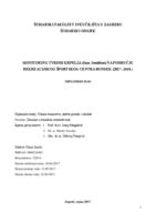 prikaz prve stranice dokumenta Monitoring tvrdih krpelja (fam. Ixodidae) na području Rekreacijsko športskog centra Bundek (2017. - 2018.)