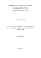 prikaz prve stranice dokumenta Informacije na tržištu krajnje potrošnje proizvoda iz drva: Ekološka deklaracija proizvoda