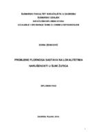 prikaz prve stranice dokumenta Promjene flornoga sastava na lokalitetima narušenosti u šumi Žutica