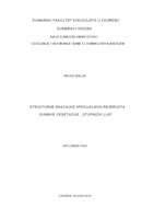 prikaz prve stranice dokumenta Strukturne značajke specijalnog rezervata šumske vegetacije "Stupnički lug"