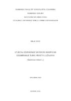 prikaz prve stranice dokumenta Utjecaj izgradnje savskog nasipa na odumiranje šuma hrasta lužnjaka (Quercus robur L.)