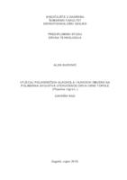 prikaz prve stranice dokumenta Utjecaj polihidričnih alkohola i njihovih omjera na polimerna svojstva utekućenog drva crne topole (Populus nigra L.)