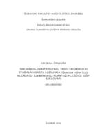 prikaz prve stranice dokumenta Taksoni gljiva prisutni u drvu odumirućih stabala hrasta lužnjaka (Quercus robur L.) u klonskoj sjemenskoj plantaži Plešćice (UŠP Bjelovar)