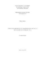 prikaz prve stranice dokumenta Voda kao sredstvo za ekstrakciju metala i metaloida iz uzoraka tla