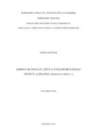 prikaz prve stranice dokumenta Zimska retencija lišća u pokusnom nasadu hrasta lužnjaka (Quercus robur L.)