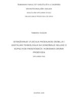 prikaz prve stranice dokumenta Istraživanje utjecaja prodajnog osoblja i digitalnih tehnologija na donošenje odluke o kupnji kod proizvođača i korisnika drvnih proizvoda