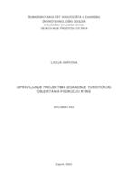 prikaz prve stranice dokumenta Upravljanje projektima izgradnje turističkog objekta na području Rtine