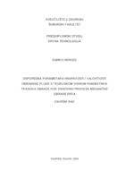 prikaz prve stranice dokumenta Usporedba parametara hrapavosti i valovitosti obrađene plohe s teorijskom visinom kinematskih tragova obrade kod osnovnih procesa mehaničke obrade drva