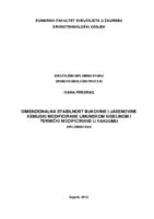 prikaz prve stranice dokumenta Dimenzionalna stabilnost bukovine i jasenovine kemijski modificirane limunskom kiselinom i termički modificirane u vakuumu