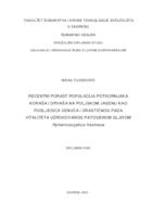 prikaz prve stranice dokumenta Recentni porast populacija potkornjaka koraša i drvaša na poljskom jasenu kao posljedica venuća i drastičnog pada vitaliteta uzrokovanog patogenom gljivom Hymenoscyphus fraxineus