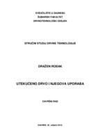 prikaz prve stranice dokumenta Utekućeno drvo i njegova uporaba