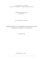 prikaz prve stranice dokumenta Sinekološki uvjeti pridolaska različitih šumskih zajednica na Psunju