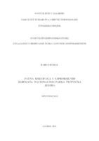 prikaz prve stranice dokumenta Fauna ksilofaga i saproksilnih kornjaša Nacionalnog parka Plitvička jezera