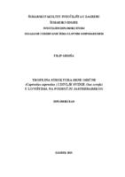 prikaz prve stranice dokumenta Trofejna struktura srne obične (Capreolus capreolus) i divlje svinje (Sus scrofa) u lovištima na području Jastrebarskog