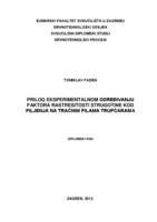 prikaz prve stranice dokumenta Prilog eksperimentalnom određivanju faktora rastresitosti strugotine kod piljenja na tračnim pilama trupčarama