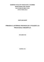prikaz prve stranice dokumenta Primjena clusterske organizacije u poduzeću za proizvodnju namještaja