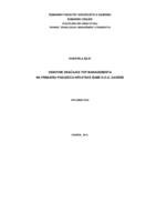 prikaz prve stranice dokumenta Osnovne značajke top menadžmenta na primjeru "Hrvatske šume D.O.O. Zagreb
