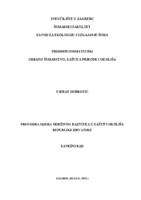 prikaz prve stranice dokumenta Provedba mjera održivog razvitka u zaštiti okoliša Republike Hrvatske