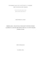 prikaz prve stranice dokumenta Dimenzijska i oblikovna stabilnost drvenih podnih elemenata:dopuna metodike HRN EN 1910 ispitivanjem podnih ploha