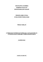 prikaz prve stranice dokumenta Utvrđivanje puferskog potencijala katalizatora za otvrdnjavanje karbamid-formaldehidne smole