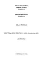 prikaz prve stranice dokumenta Međuvrsni hibridi europskog ariša (Larix decidua Mill.)