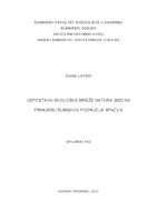 prikaz prve stranice dokumenta Uspostava ekološke mreže NATURA 2000 na primjeru šumskog područja Spačva