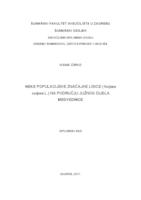 prikaz prve stranice dokumenta Neke populacijske značajke lisice (Vulpes vulpes L.) na području južnog dijela Medvednice