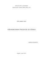 prikaz prve stranice dokumenta Višenamjenski proizvod od džinsa