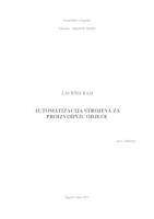 prikaz prve stranice dokumenta Automatizacija strojeva za proizvodnju odjeće