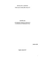 prikaz prve stranice dokumenta Optimiranje reakcije redukcije 4- Hidroksi - 3 - Nitrobenzonitrila