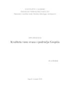 prikaz prve stranice dokumenta Kvaliteta vune ovaca s područja Gospića