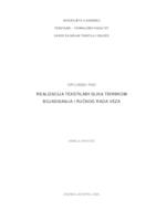 prikaz prve stranice dokumenta Realizacija tekstilnih slika tehnikom bojadisanja i ručnog rada veza