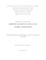 prikaz prve stranice dokumenta Arhetip - od dječjeg izraza do visoke umjetnosti