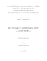 prikaz prve stranice dokumenta Kritička refleksija kroz temu autoportreta