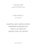 prikaz prve stranice dokumenta Grafička djela renesansnih i baroknih majstora kao poticaj za likovno izražavanje i stvaranje