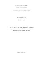 prikaz prve stranice dokumenta Ljetovanje s djecom rane i predškolske dobi