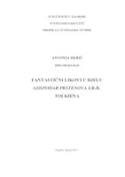 prikaz prve stranice dokumenta Fantastični likovi u djelu "Gospodar prstenova" J.R.R. Tolkiena