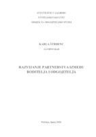 prikaz prve stranice dokumenta Razvijanje partnerstva između roditelja i odgojitelja