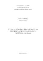 prikaz prve stranice dokumenta Utjecaj stanja uhranjenosti na koordinaciju i snagu djece predškolske dobi