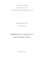 prikaz prve stranice dokumenta Pripremljena okolina u Montessori vrtiću
