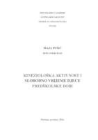 prikaz prve stranice dokumenta KINEZIOLOŠKA AKTIVNOST I SLOBODNO VRIJEME DJECE PREDŠKOLSKE DOBI