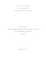 prikaz prve stranice dokumenta Vrste kinezioloških aktivnosti u radu s djecom rane i predškolske dobi