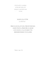 prikaz prve stranice dokumenta Pregled razvoja prostornog okruženja predškolskih ustanova na području Međimurske županije