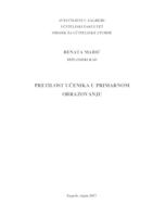 prikaz prve stranice dokumenta Pretilost učenika u primarnom obrazovanju