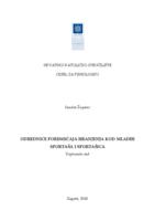 prikaz prve stranice dokumenta Odrednice poremećaja hranjenja kod mladih sportaša i sportašica