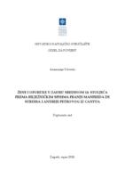 prikaz prve stranice dokumenta Žene i oporuke u Zadru sredinom 14. stoljeća prema bilježničkim spisima Franje Manfreda de Surdisa i Andrije Petrovog iz Cantua