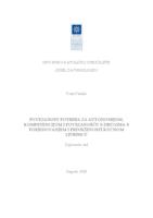 prikaz prve stranice dokumenta Povezanost potreba za autonomijom, kompetencijom i povezanošću s drugima s posjedovanjem i privrženosti kućnom ljubimcu