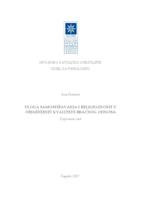 prikaz prve stranice dokumenta Uloga samostišavanja i religioznosti u objašnjenju kvalitete bračnog odnosa